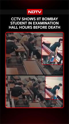 CCTV Shows IIT Bombay Student in Exam Hall Hours Before Death | Sahil Wakode News