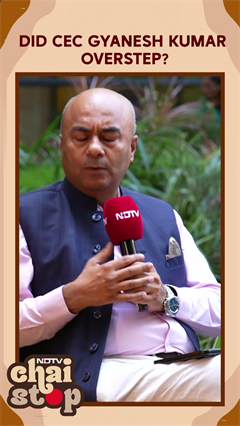 NDTV Chai Stop: Did CEC Gyanesh Kumar Overstep? | The SIR Row Explained
