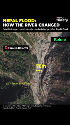 Nepal Flood: How The River Changed After August 26