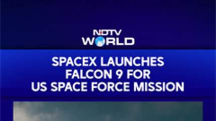 SpaceX Launches Falcon 9 For US Space Force Mission