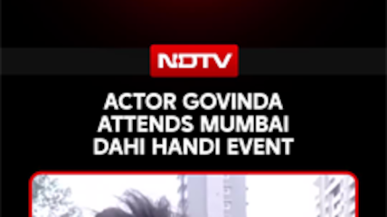 Govinda Attends Mumbai Dahi Handi Event In Mumbai