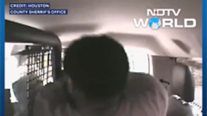 Caught On Camera: Handcuffed Man In Houston Escapes From Moving Police Truck