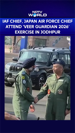 Veer Guardian 2026: IAF Chief And Japan Air Chief Attend Joint Air Exercise In Jodhpur
