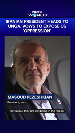 Iran President Masoud Pezeshkian Heads To UNGA, Vows To Expose US 'Oppression'