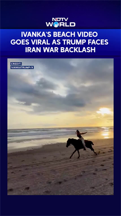 Ivanka's Beach Video Sparks Fury Amid Backlash Over Donald Trump's Iran War
