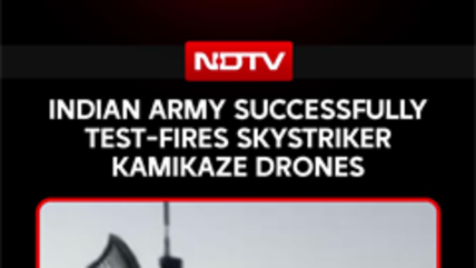 Indian Army Successfully Test-Fires SkyStriker Kamikaze Drones In Yudh Abhyas 2026
