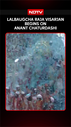 Lalbaugcha Raja Visarjan Begins On Anant Chaturdashi | Ganesh Visarjan Mumbai
