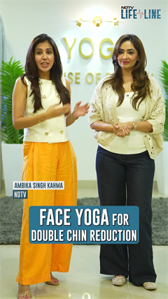 NDTV Lifeline | 3 Simple Face Yoga Exercises to Reduce Double Chin