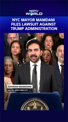 NYC Mayor Zohran Mamdani Files Lawsuit Against Trump Administration Over Immigration Policy