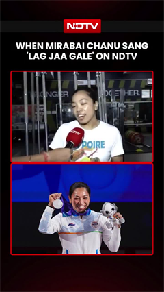 When Mirabai Chanu Sang 'Lag Ja Gale' On NDTV