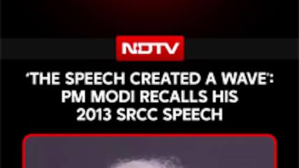 PM Modi Recalls His 2013 SRCC Speech: 'The Speech Created A Wave'