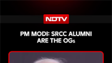 "SRCC Alumni Are OGs": PM Modi Lauds SRCC's Landmark Legacy