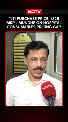 "₹11 Purchase Price, ₹325 MRP": Tukaram Mundhe On Hospital Consumables Pricing Gap