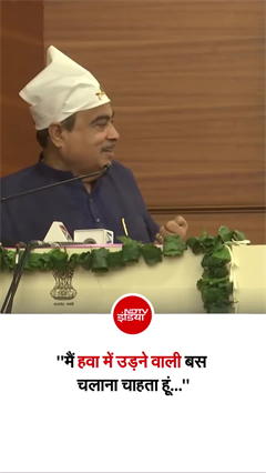 अब हवा में उड़ने वाली बस बनाने का सपना देख रहे नितिन गडकरी