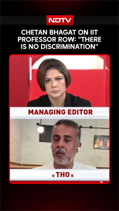 IIT News | Chetan Bhagat On IIT Professor Row: "There Is No Discrimination"