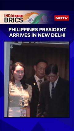 Philippines President Arrives In New Delhi For The 18th BRICS Summit