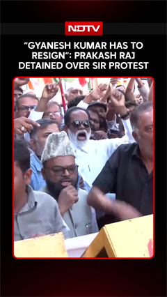 &ldquo;Gyanesh Kumar Has To Resign&rdquo;: Prakash Raj Detained Over SIR Protest