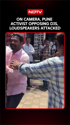 On Camera: Pune Activist Vidyanand Bapat Opposing DJs, Loudspeakers Attacked