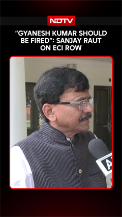 "Gyanesh Kumar Should Be Fired": Sanjay Raut On ECI Row