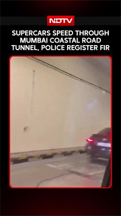 Maharashtra News | Supercars Speed Through Mumbai Coastal Road Tunnel, Police Register FIR