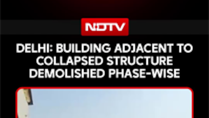 Delhi Demolition Drive | Building Adjacent To Collapsed Structure Demolished Phase-Wise