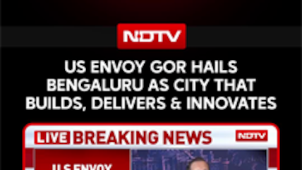 US Envoy Sergio Gor Hails Bengaluru As City That Builds, Delivers And Innovates