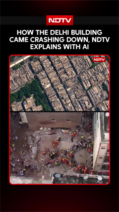 Delhi Building Collapse | How A 50-Year-Old Building Came Crashing Down, NDTV Explains With AI