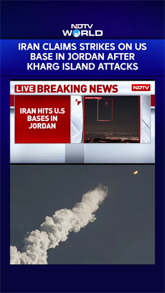 US Iran War | Iran Says It Struck US Base In Jordan After Kharg Island Attacks