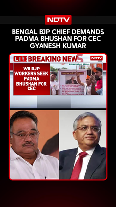 Bengal BJP Chief Says CEC Gyanesh Kumar Deserves Padma Bhushan