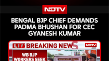 Bengal BJP Chief Says CEC Gyanesh Kumar Deserves Padma Bhushan