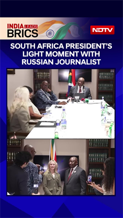 BRICS Summit | South Africa President&rsquo;s Light Moment With Russian Journalist Leaves Room In Laughter