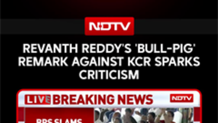 Telangana CM Revanth Reddy's 'Bull-Pig' Remark Against KCR Draws Sharp BRS Criticism