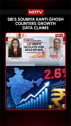 India's GDP Revision Explained: SBI's Soumya Kanti Ghosh Counters Growth Data Claims