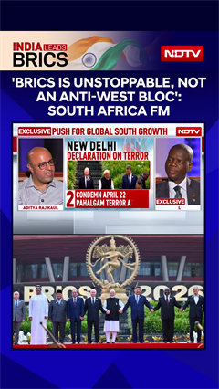 'BRICS Is Unstoppable, Not An Anti-West Bloc': South Africa Foreign Minister Lamola