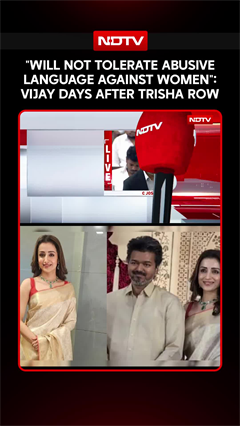 "Will Not Tolerate Abusive Language Against Women": CM Vijay Days After Trisha Row
