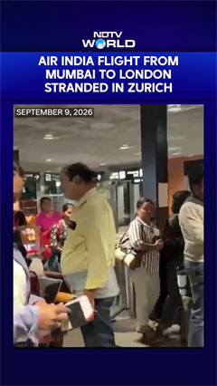 Air India Mumbai-London Flight Diverted To Zurich Amid UK ATC Chaos