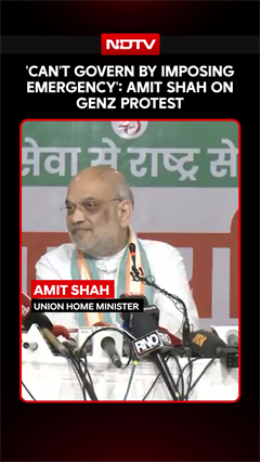 Amit Shah Hits Out At 'Congress Culture' Over Gen Z Protest: 'Can't Govern by Imposing Emergency'