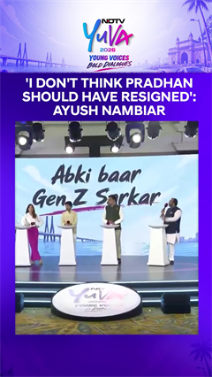 "I Don't Think Pradhan Should Have Resigned": Ayush Nambiar At NDTV Yuva 2026