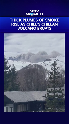 Chile&rsquo;s Nevados de Chill&aacute;n Volcano Erupts, Sends Ash Column 380 Metres Above Crater