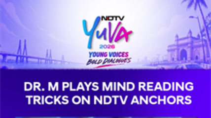 NDTV Yuva 2026 | Mentalist Dr. M Reads NDTV Anchor's Mind Live, Leaves Audience Stunned