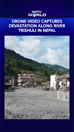 Nepal Flood Horror: Drone Video Captures Devastation Along River Trishuli In Nepal