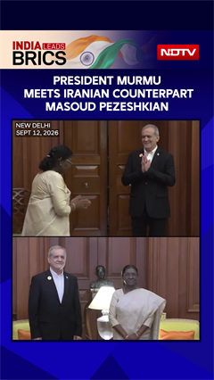 BRICS Summit 2026 | President Murmu Meets Iranian Counterpart Masoud Pezeshkian