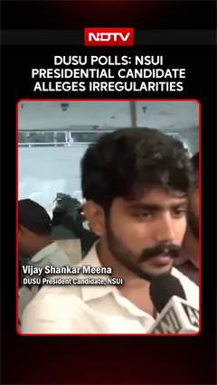 NSUI's DUSU Presidential Candidate Vijay Shankar Meena Alleges Bogus Voting In Polls