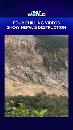 Video: Nepal Landslides Latest: 4 Chilling Videos Show Mountains Crumbling, Homes Swept Away
