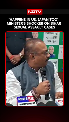 Minister's Shocker On Bihar Sexual Assault Cases: "Happens In US, Japan Too"