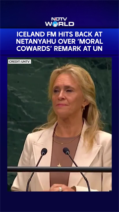 Iceland FM Hits Back At Netanyahu Over &lsquo;Moral Cowards&rsquo; Remark At UN