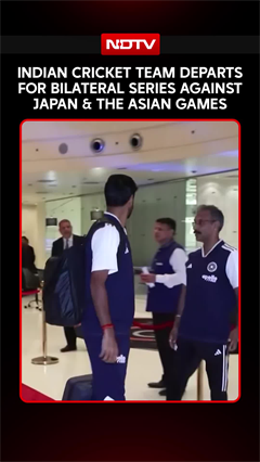 Indian Cricket Teams Leaves For Japan; To Play Bilateral Series Before Participating In Asian Games