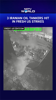 US Strikes Iranian Oil Tankers After Missile Attack On Navy Ships