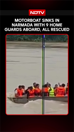 Narmada Boat Sinks In Jabalpur, 9 Home Guards Rescued By Life Jackets