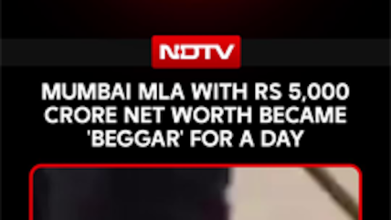 Mumbai MLA With Rs 5,000 Crore Net Worth Became 'Beggar' For A Day